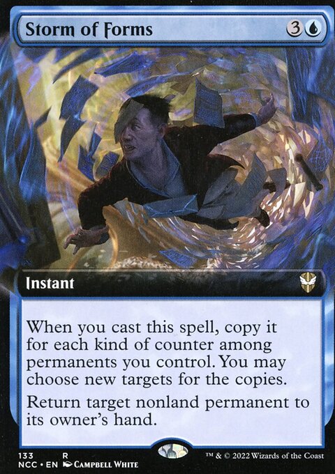 Storm of Forms (Extended Art) [Streets of New Capenna Commander]