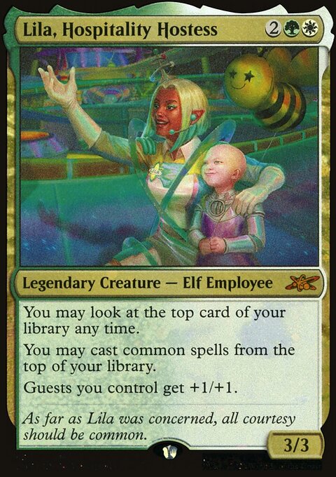Lila, Hospitality Hostess (Galaxy Foil) [Unfinity]