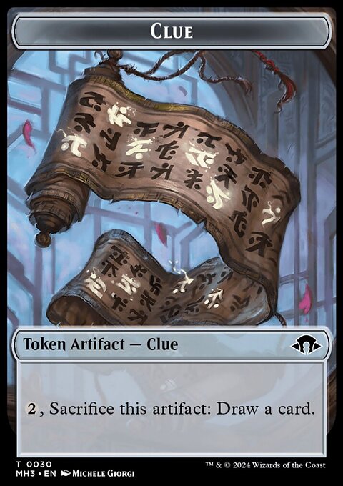 Clue Token // Energy Reserve Double-Sided Token [Modern Horizons 3 Tokens]