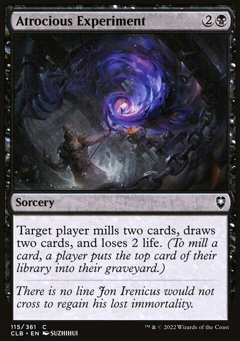 Atrocious Experiment [Commander Legends: Battle for Baldur's Gate]