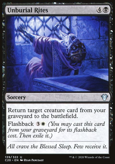 Unburial Rites [Commander 2020]