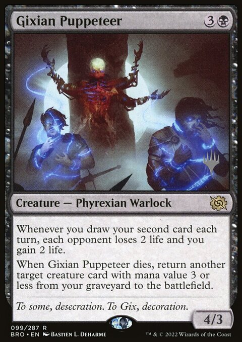Gixian Puppeteer [The Brothers' War Prerelease Promos]