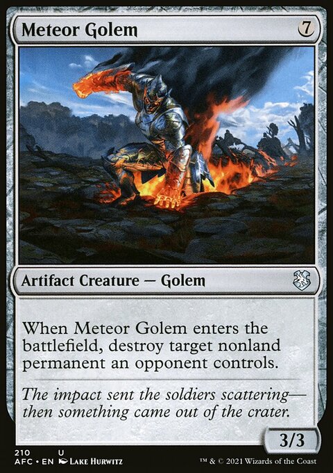 Meteor Golem [Dungeons & Dragons: Adventures in the Forgotten Realms Commander]