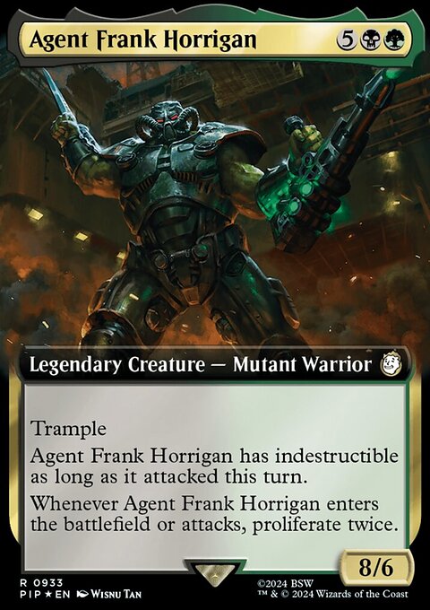 Agent Frank Horrigan (Extended Art) (Surge Foil) [Fallout]