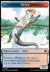 Otter // Copy Double-Sided Token [Bloomburrow Tokens]