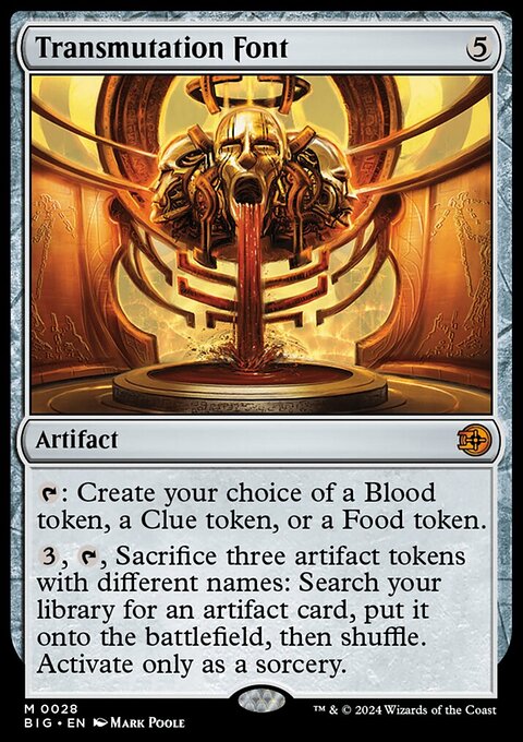 Transmutation Font [Outlaws of Thunder Junction: The Big Score]