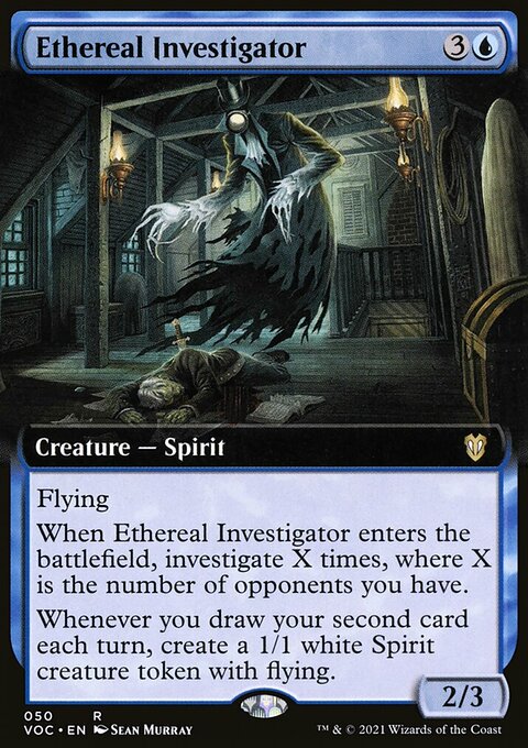 Ethereal Investigator (Extended Art) [Innistrad: Crimson Vow Commander]