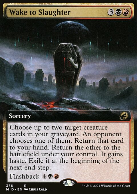 Wake to Slaughter (Extended Art) [Innistrad: Midnight Hunt]