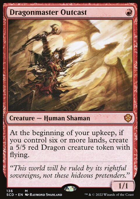 Dragonmaster Outcast [Starter Commander Decks]