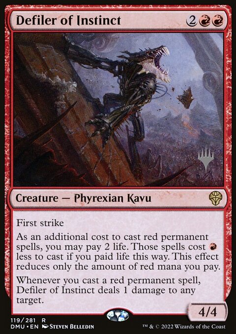 Defiler of Instinct (Promo Pack) [Dominaria United Promos]
