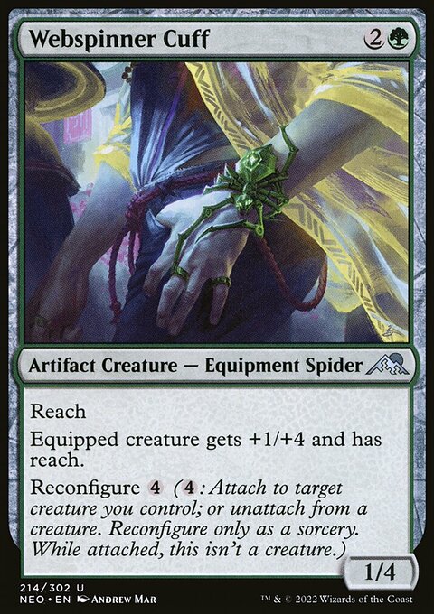 Webspinner Cuff [Kamigawa: Neon Dynasty]