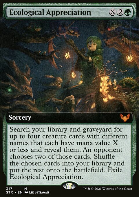 Ecological Appreciation (Extended Art) [Strixhaven: School of Mages]