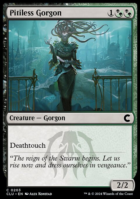 Pitiless Gorgon [Ravnica: Clue Edition]