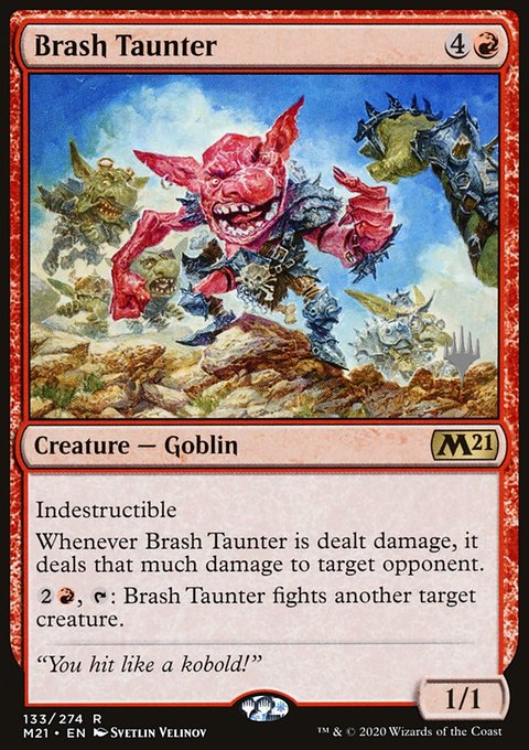 Brash Taunter (Promo Pack) [Core Set 2021 Promos]