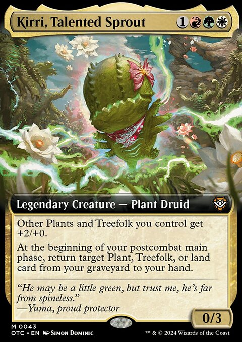 Kirri, Talented Sprout (Extended Art) [Outlaws of Thunder Junction Commander]