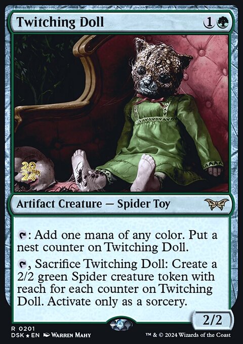 Twitching Doll [Duskmourn: House of Horror Prerelease Promos]