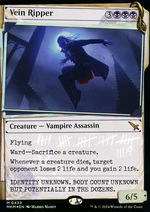 Vein Ripper (Showcase) (Invisible Ink) [Murders at Karlov Manor]