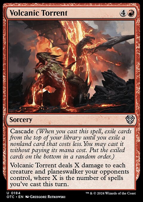 Volcanic Torrent [Outlaws of Thunder Junction Commander]
