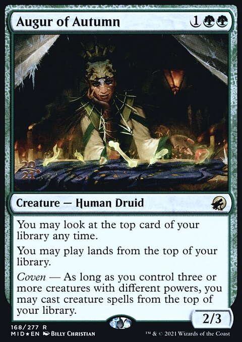 Augur of Autumn [Innistrad: Midnight Hunt Prerelease Promos]