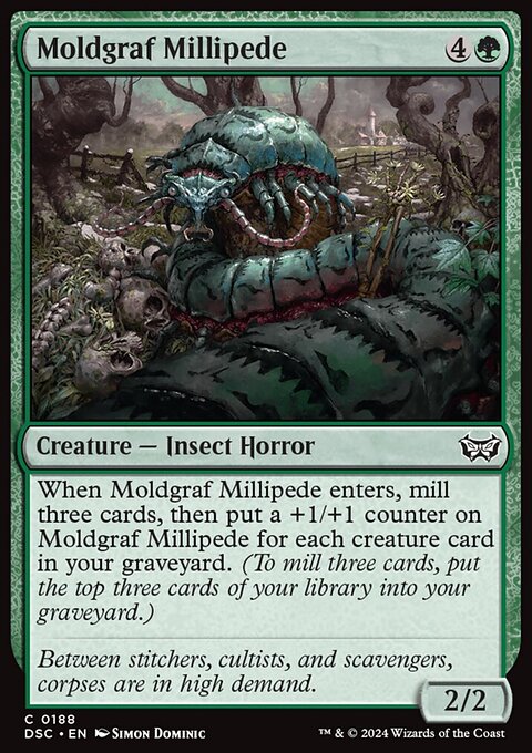Moldgraf Millipede [Duskmourn: House of Horror Commander]