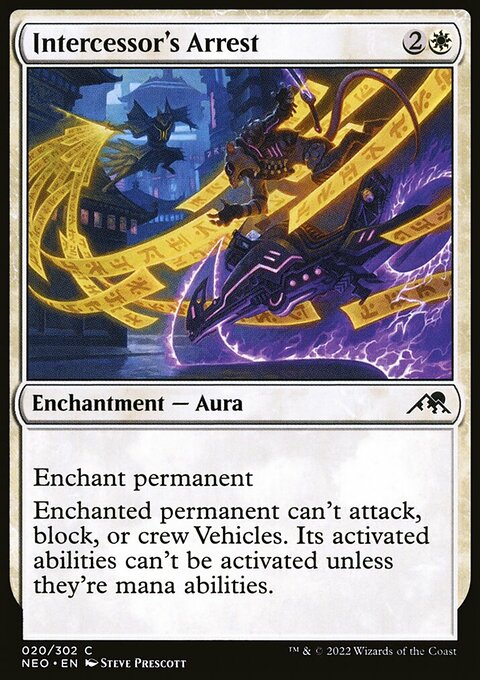 Intercessor's Arrest [Kamigawa: Neon Dynasty]