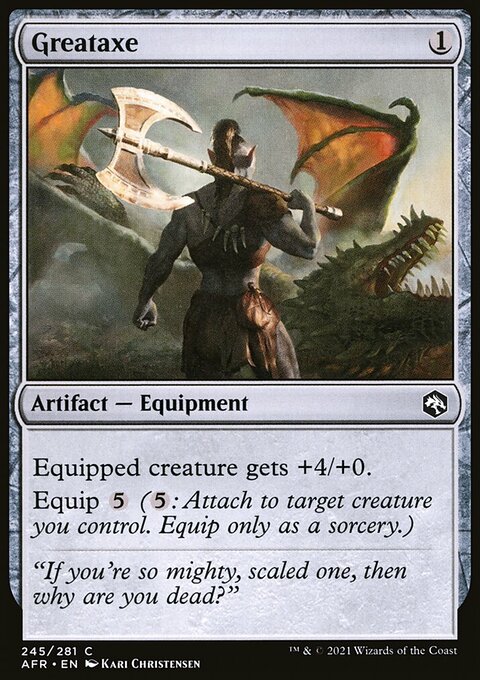 Greataxe [Dungeons & Dragons: Adventures in the Forgotten Realms]