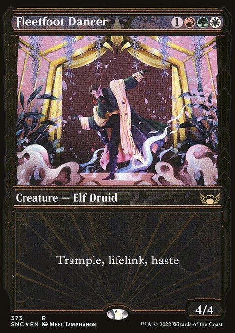 Fleetfoot Dancer (Showcase Golden Age Gilded Foil) [Streets of New Capenna]