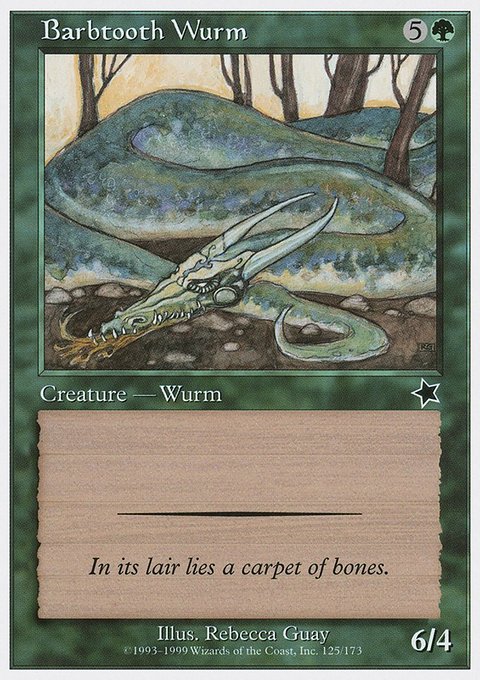 Barbtooth Wurm [Starter 1999]