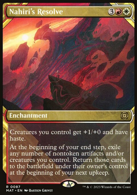 Nahiri's Resolve (Showcase) [March of the Machine: The Aftermath]