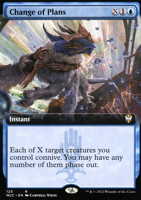 Change of Plans (Extended Art) [Streets of New Capenna Commander]