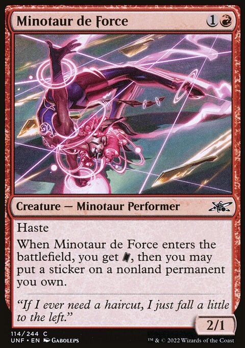 Minotaur de Force [Unfinity]