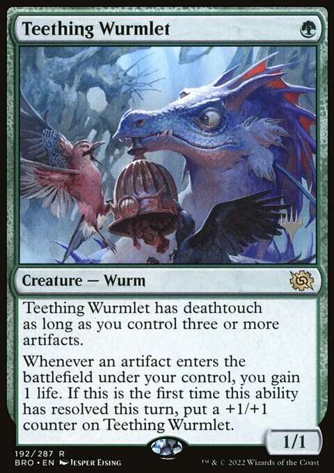 Teething Wurmlet [The Brothers' War Prerelease Promos]