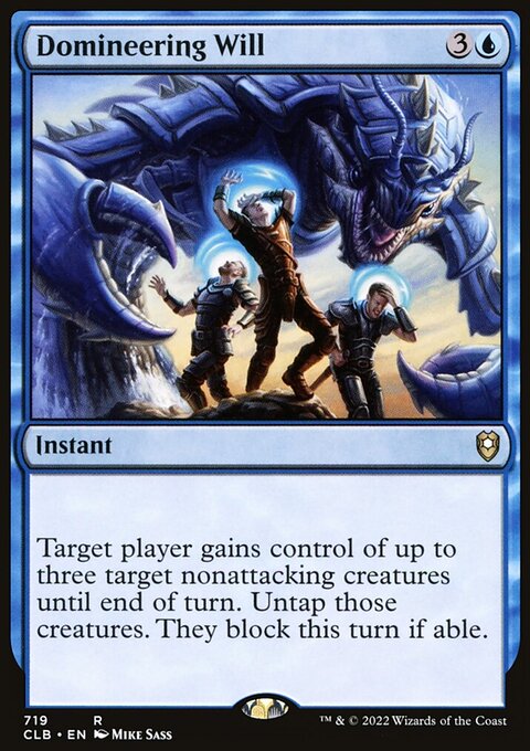 Domineering Will [Commander Legends: Battle for Baldur's Gate]