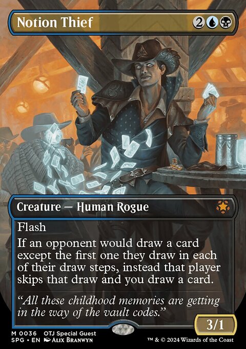 Notion Thief (Borderless) [Outlaws of Thunder Junction Special Guests]