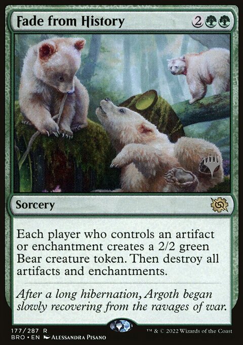 Fade from History [The Brothers' War Prerelease Promos]