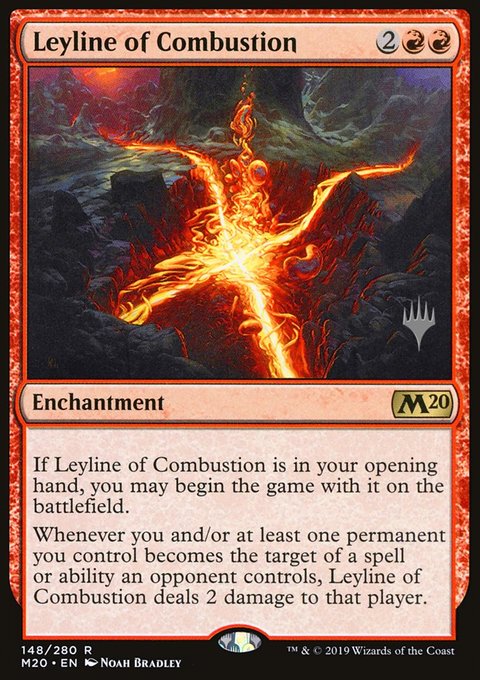 Leyline of Combustion [Core Set 2020 Prerelease Promos]