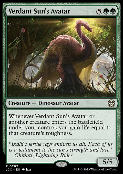 Verdant Sun's Avatar [The Lost Caverns of Ixalan Commander]