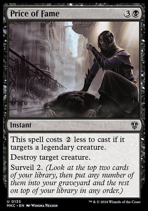 Price of Fame [Murders at Karlov Manor Commander]