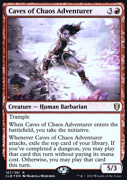Caves of Chaos Adventurer [Commander Legends: Battle for Baldur's Gate Prerelease Promos]