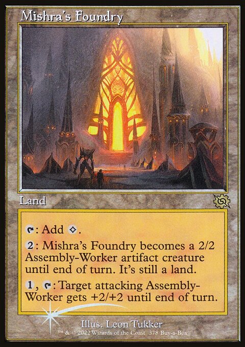 Mishra's Foundry (Retro) (Buy-a-Box) [The Brothers' War]