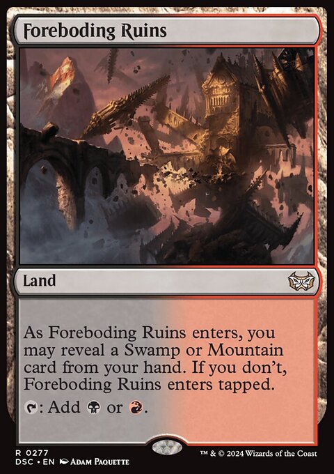 Foreboding Ruins [Duskmourn: House of Horror Commander]