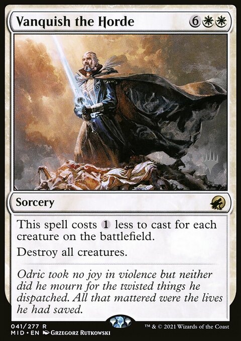 Vanquish the Horde (Promo Pack) [Innistrad: Midnight Hunt Promos]