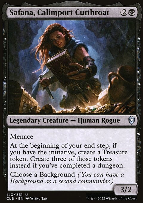 Safana, Calimport Cutthroat [Commander Legends: Battle for Baldur's Gate]