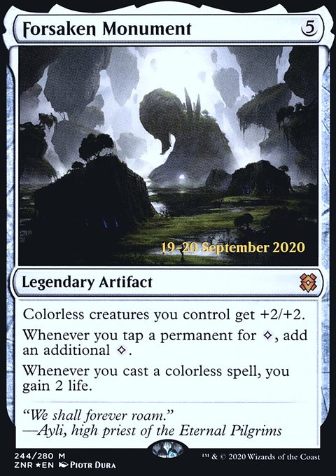 Forsaken Monument [Zendikar Rising Prerelease Promos]