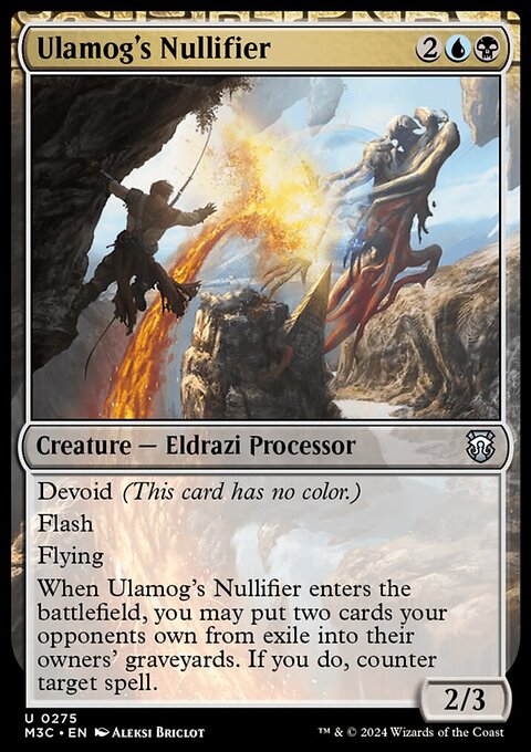 Ulamog's Nullifier (Ripple Foil) [Modern Horizons 3 Commander]