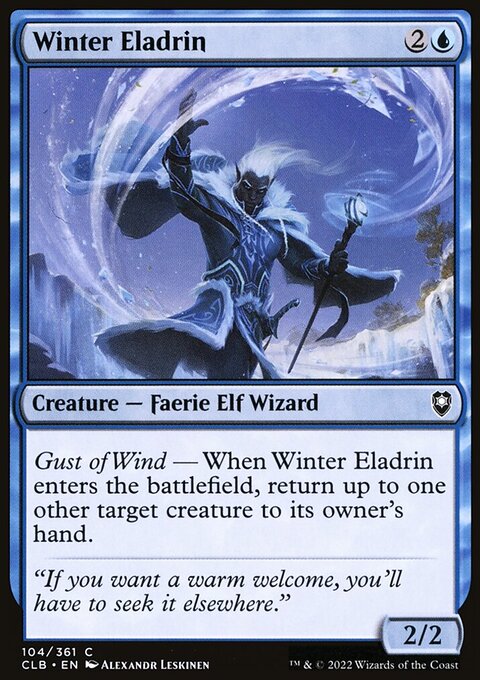 Winter Eladrin [Commander Legends: Battle for Baldur's Gate]