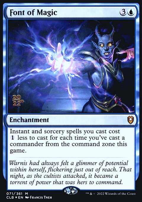Font of Magic [Commander Legends: Battle for Baldur's Gate Prerelease Promos]