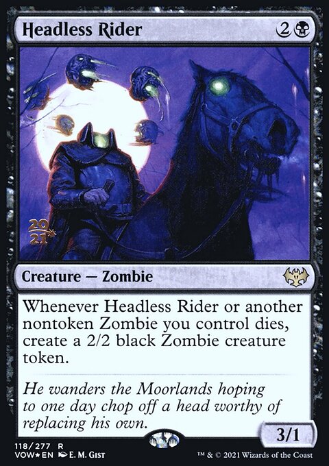Headless Rider [Innistrad: Crimson Vow Prerelease Promos]