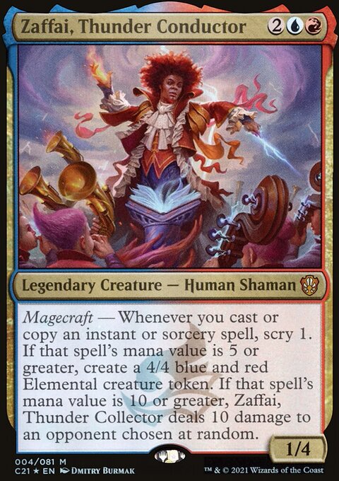 Zaffai, Thunder Conductor (Display Commander) [Commander 2021]
