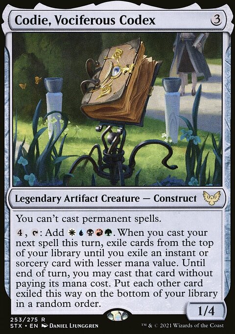 Codie, Vociferous Codex [Strixhaven: School of Mages]